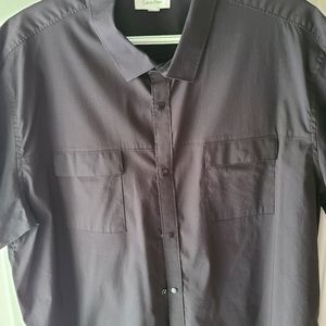 Short Sleeve Black Calvin Klein causal/dress XL